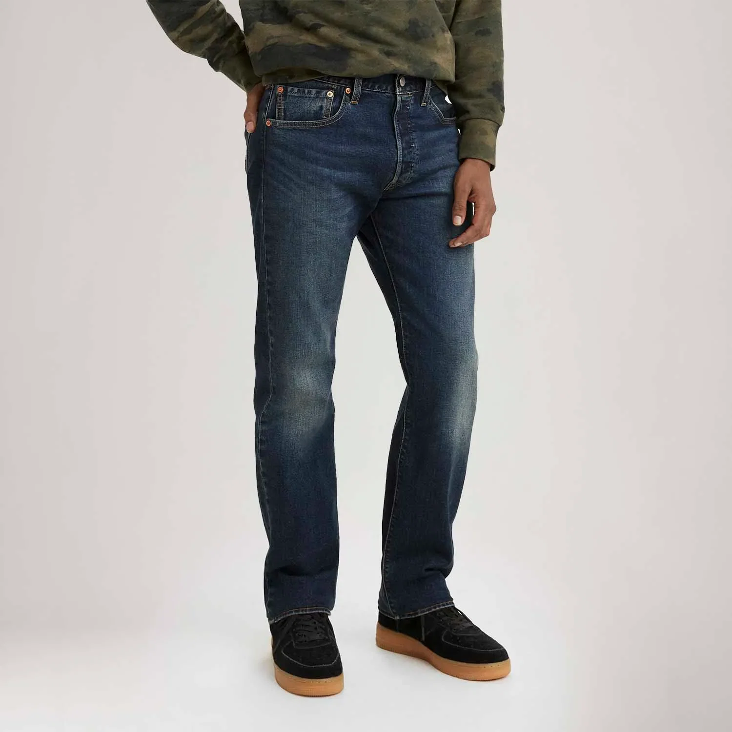 Calça Jeans Levi's® 501® Original Lavagem Escura