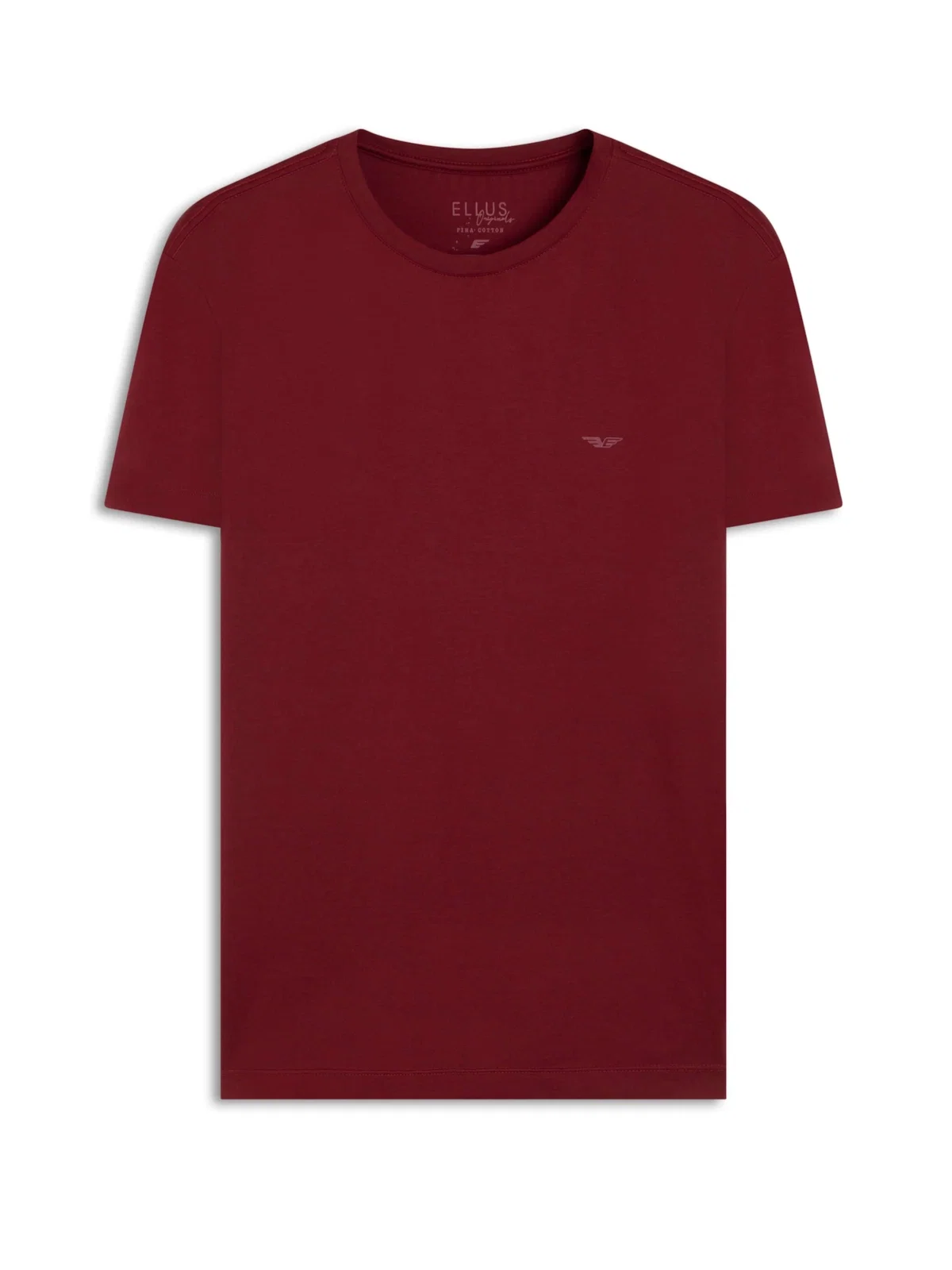 T-Shirt Pima Easa Mirror Classic Bordeaux — imagem 1