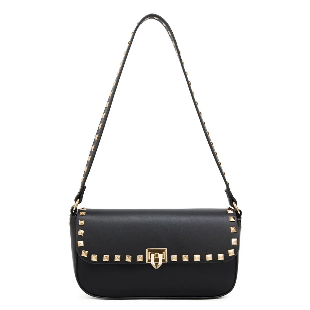 Bolsa Baguete Spikes Preta — imagem 1