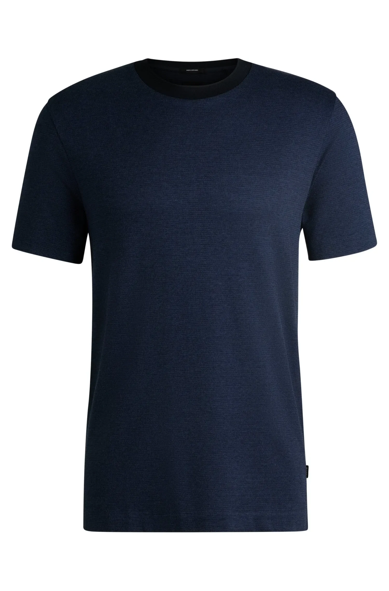 Camiseta Em Algodão Mercerizado Com Micropadrão — imagem 1