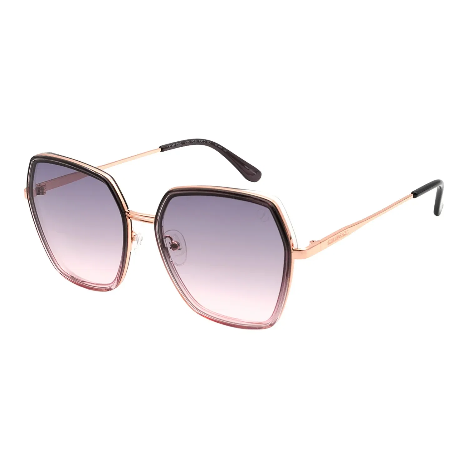 Óculos de Sol Feminino Chilli Beans Quadrado Degradê Rosé — imagem 1
