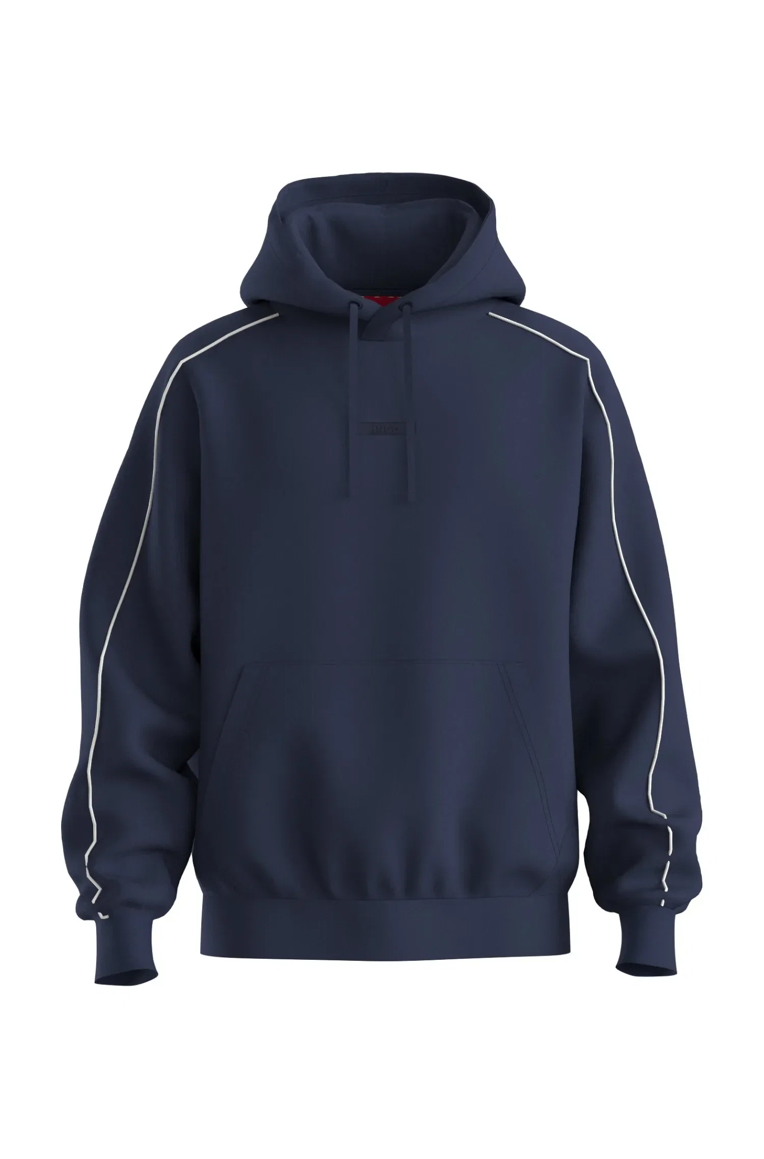 Moletom Com Capuz Relaxed Fit Em Algodão Stretch