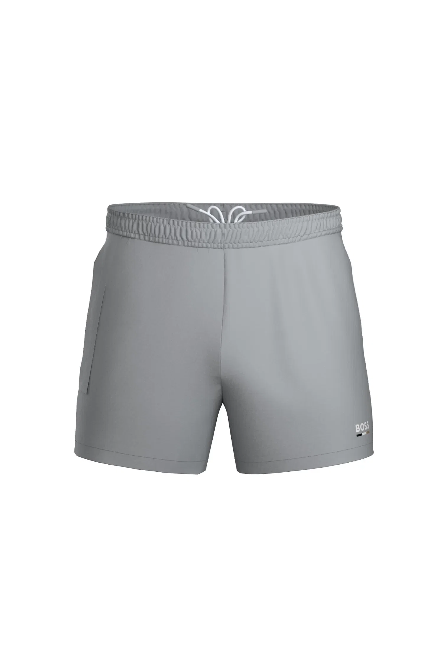 Shorts De Banho Com Estampa De Logo — imagem 1