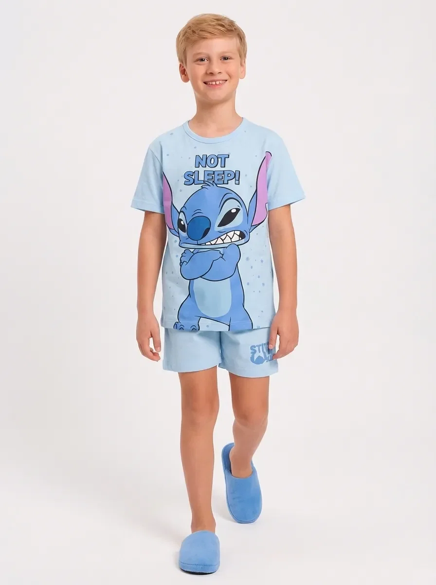 Conjunto pijama com tinta que brilha no escuro Lilo & Stitch — imagem 1