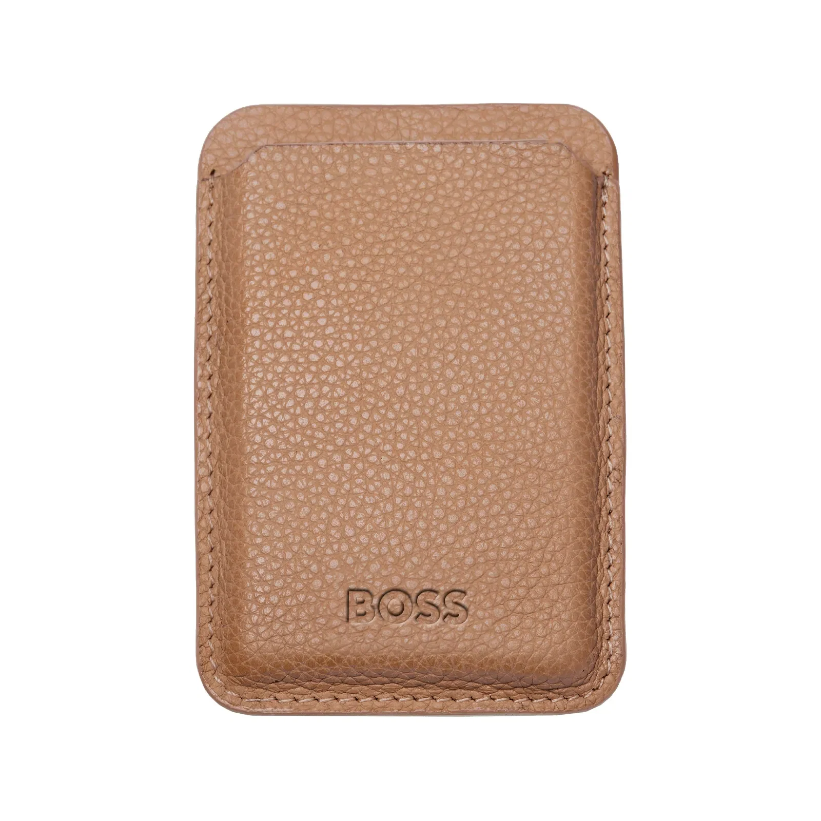 Porta Cartão Hugo Boss Couro Caramelo Hlj416x