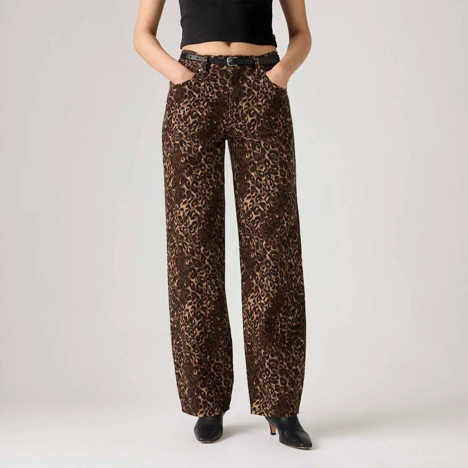 Calça Jeans Levi's® Baggy Dad Marrom — imagem 1