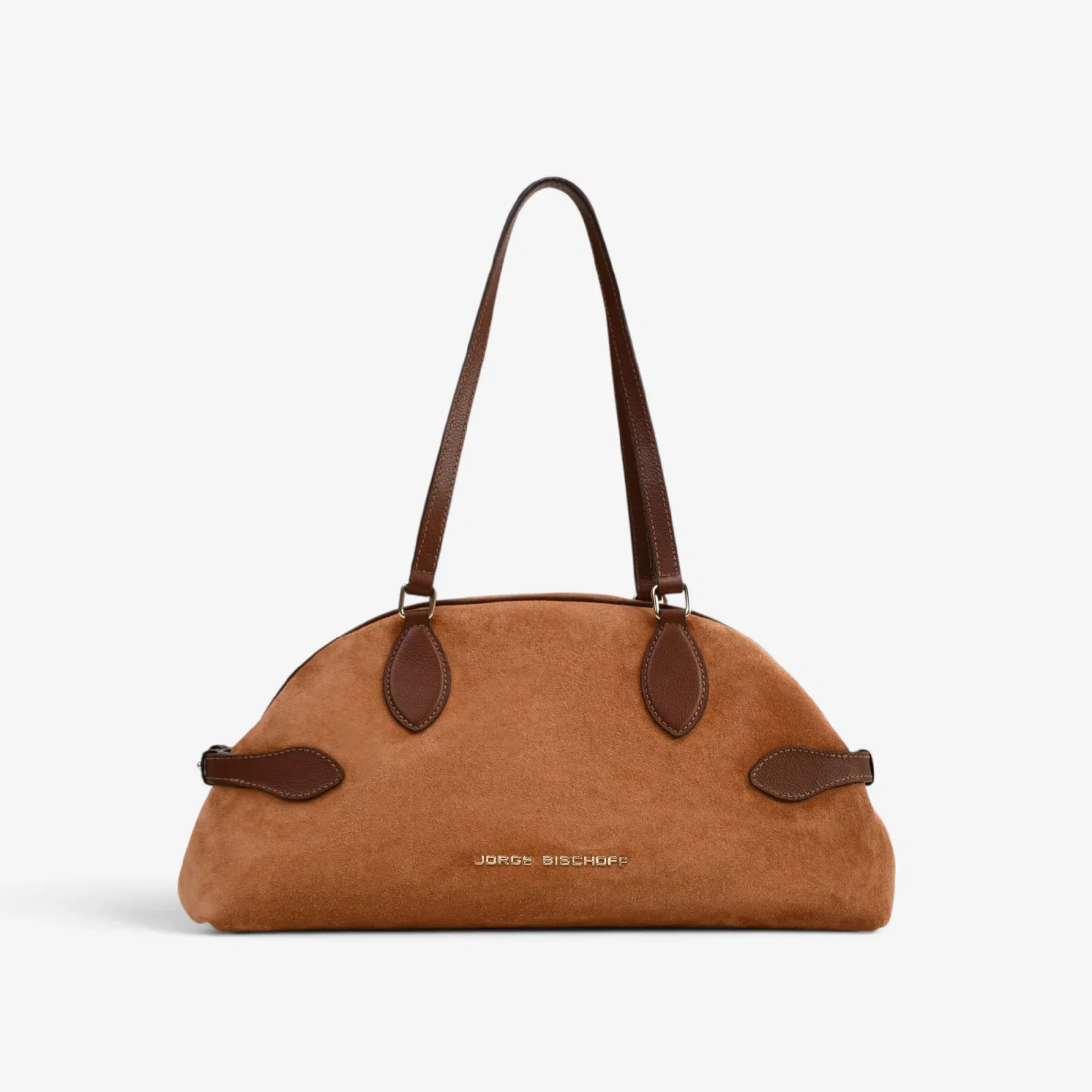 Bolsa Baú Caramelo Mascavo Camurça