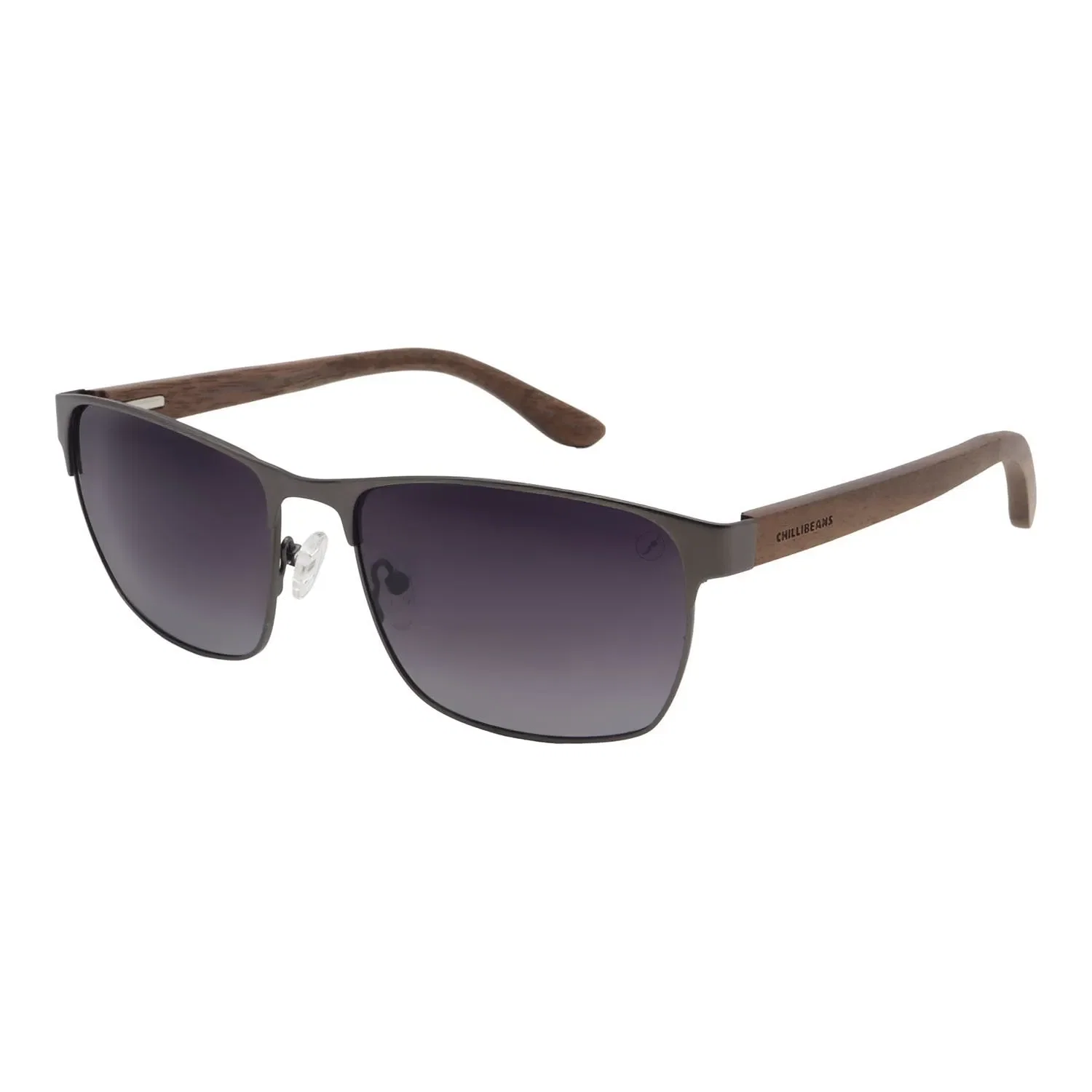 Óculos de Sol Masculino Chilli Beans Executivo Polarizado Cinza — imagem 1