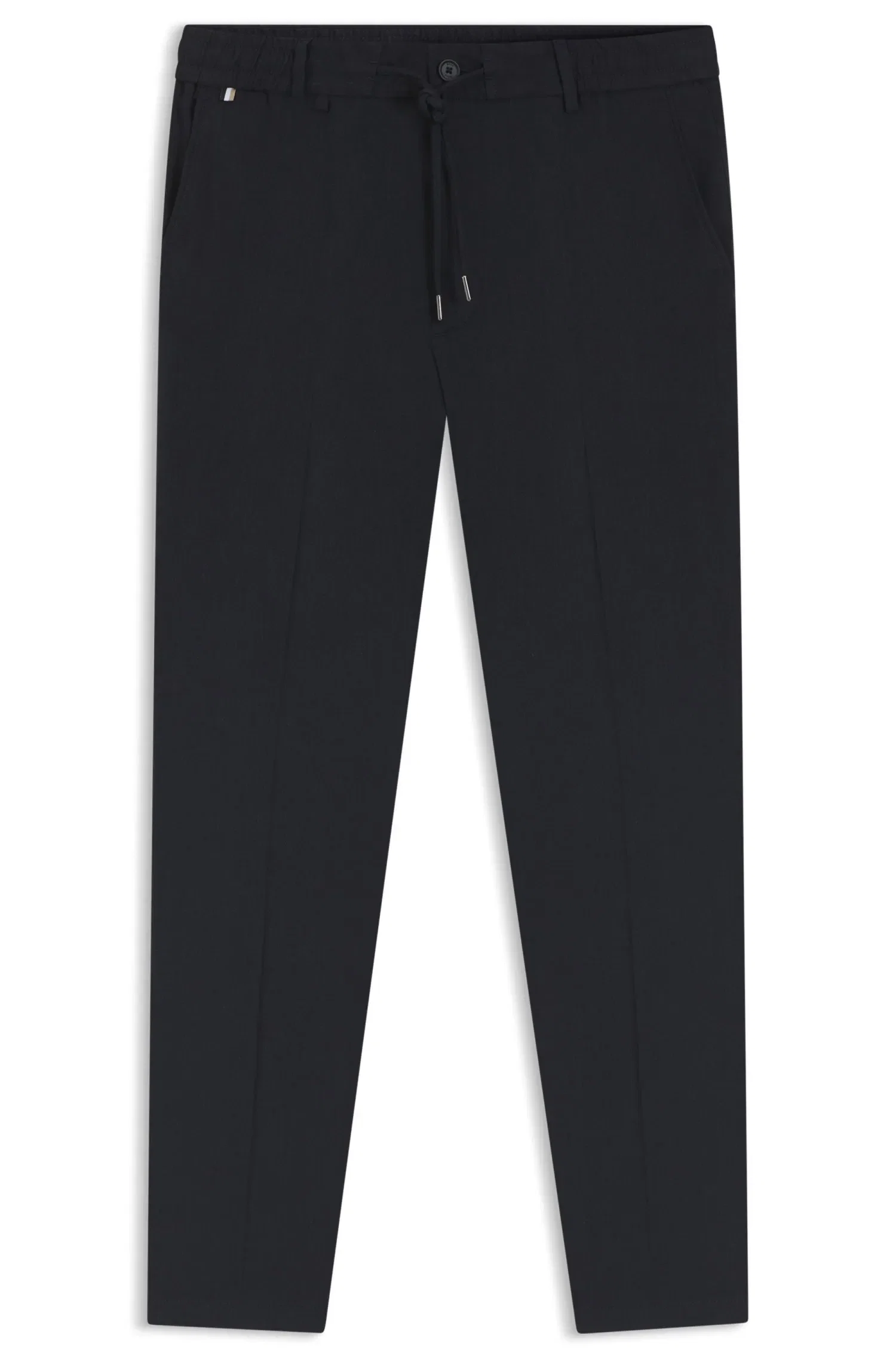Calça Regtular Fit Em Mistura De Linho — imagem 1