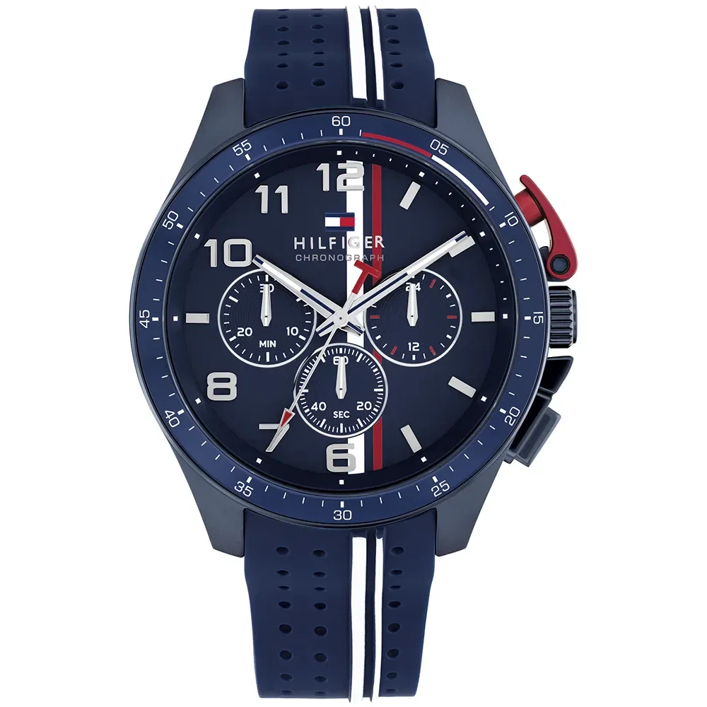 Relógio Tommy Hilfiger Masculino Borracha Azul 1792169