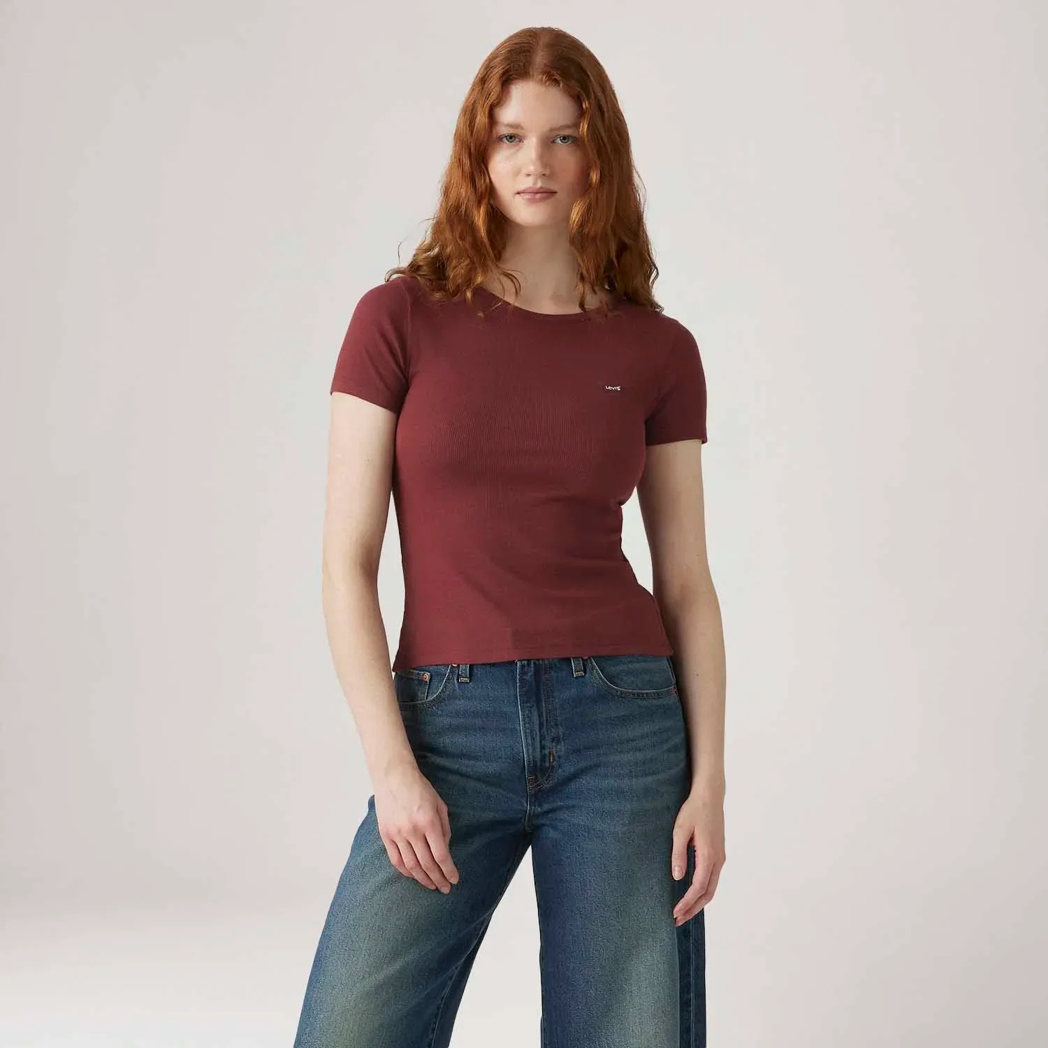 Camiseta Levi's® Hayes Vinho Manga Curta — imagem 1