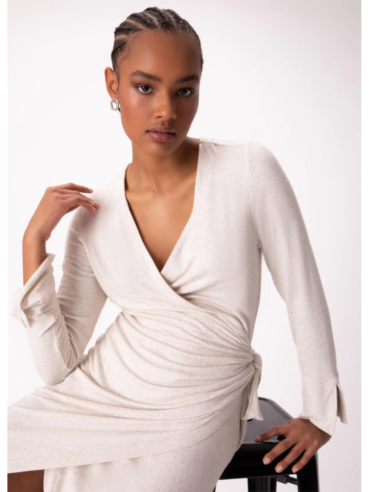 Vestido Linho Amarração Natural
