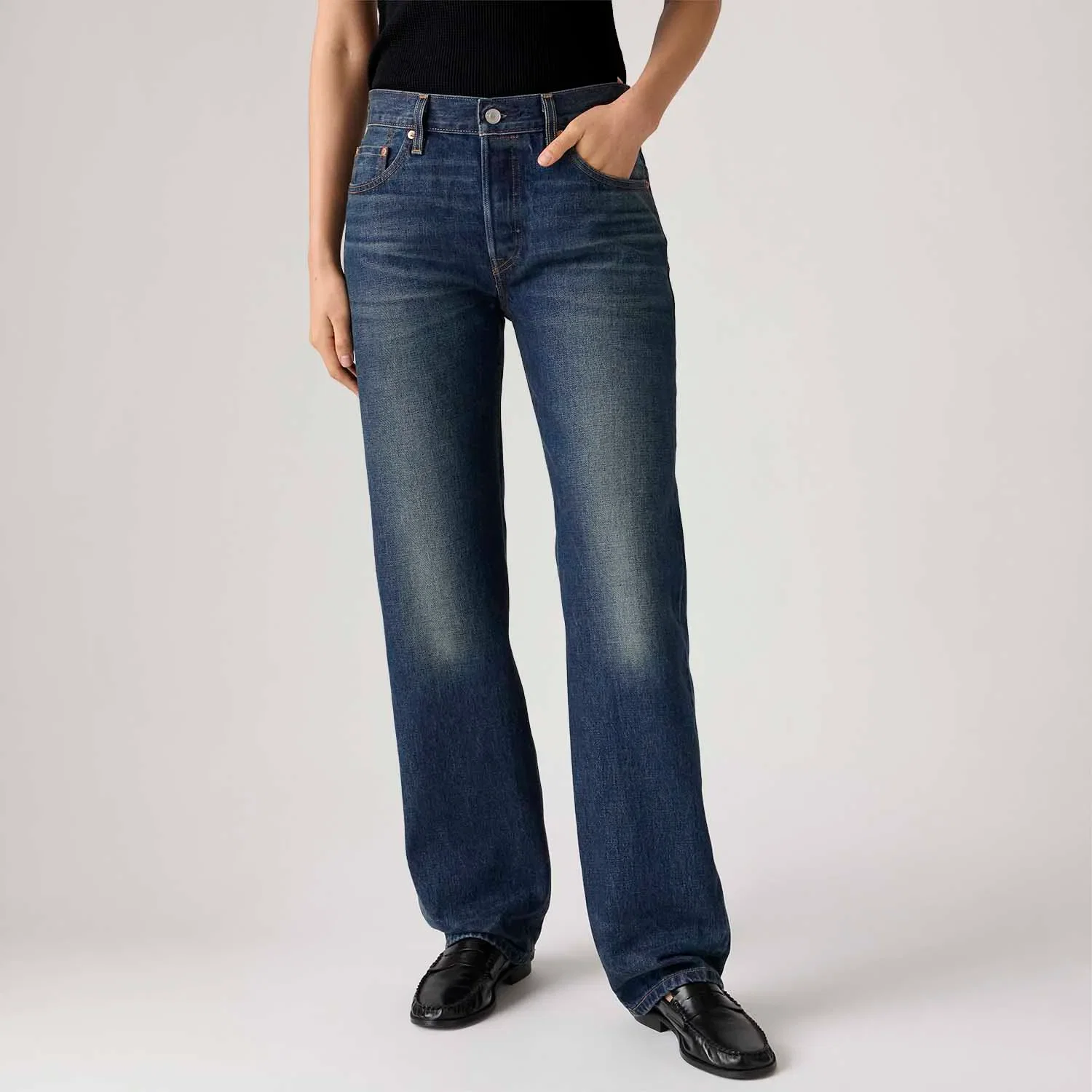 Calça Jeans Levi's® 501® 90's Lavagem Escura — imagem 1