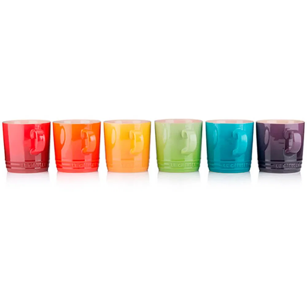6 Canecas Sortidas em Cerâmica Gift Collection 200ml Le Creuset