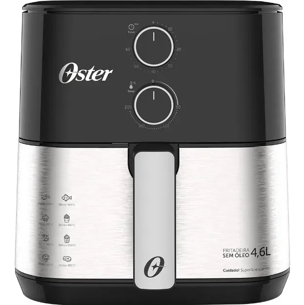 Fritadeira Air Fryer sem Óleo 4,6 Litros 220V Oster