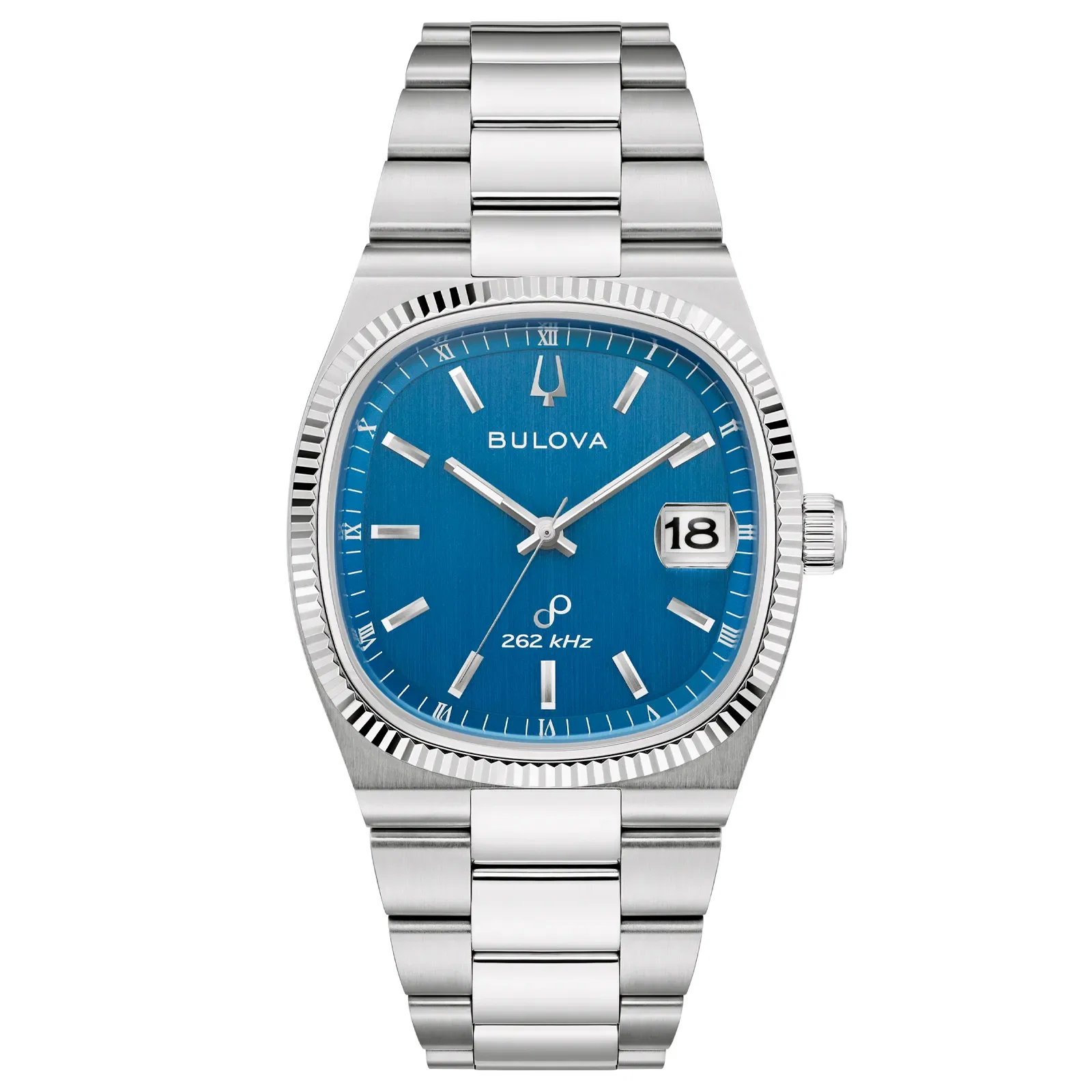 Relógio Bulova super Seville Masculino Aço Prata 96b440