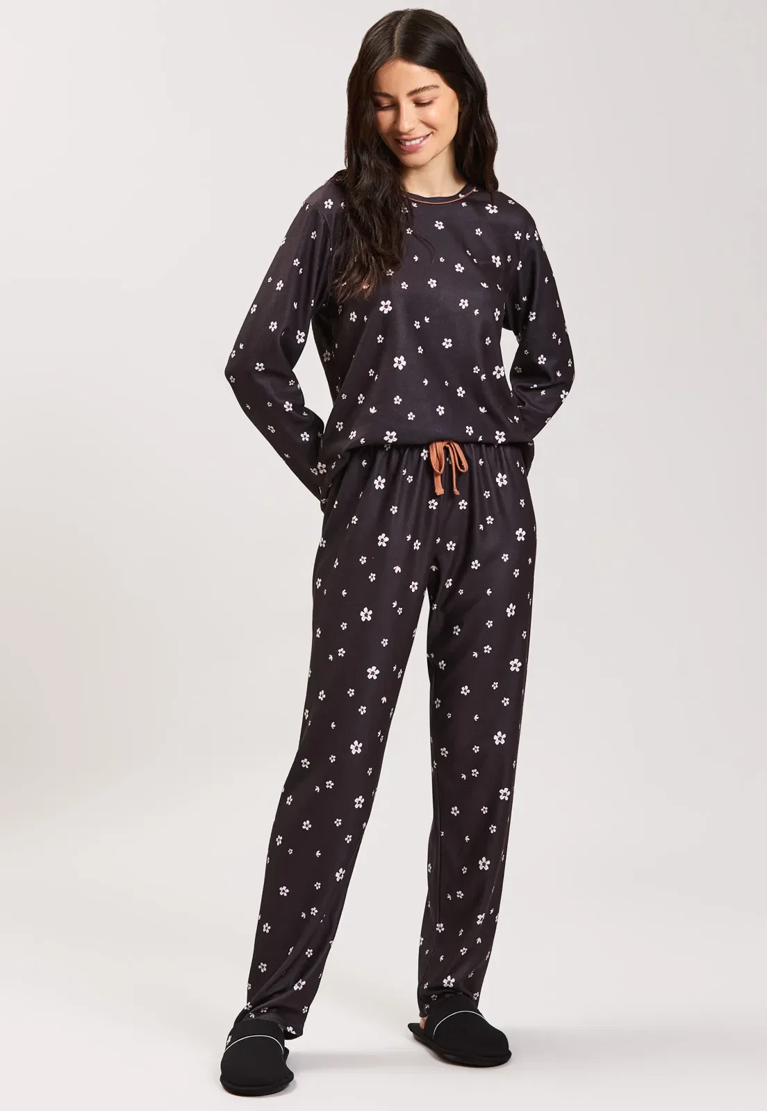 Pijama Longo de Light Soft Baunilha — imagem 1