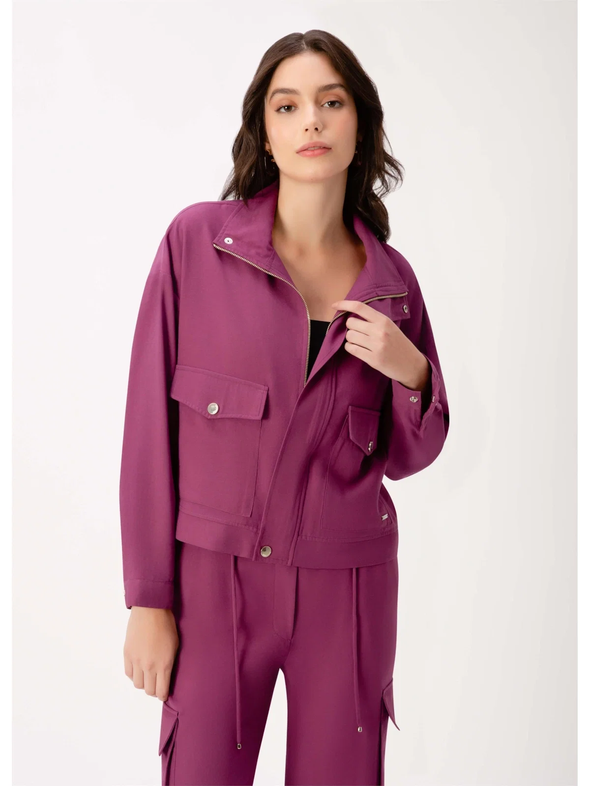 Jaqueta Twill Modern Violeta