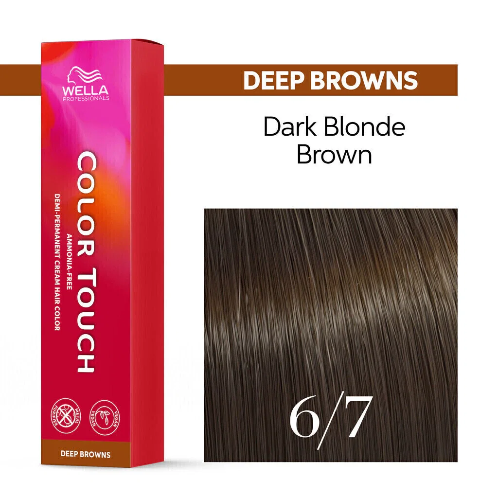 Tonalizante Wella Color Touch 6/7 Louro Escuro Marrom