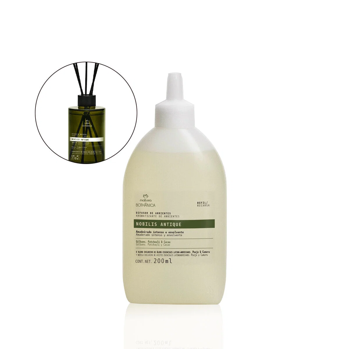 Refil Difusor de Ambiente Natura Bothânica Nobilis Antique 230 ml