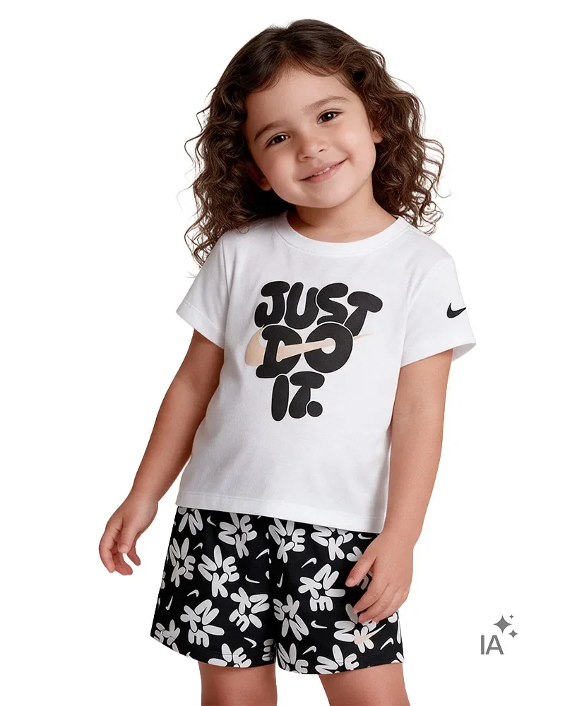 Conjunto Nike Bold Play Mesh Infantil