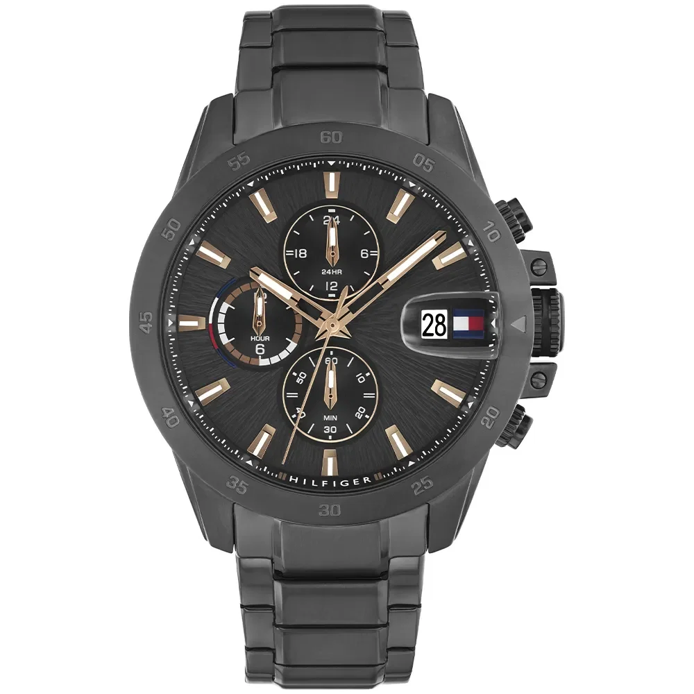 Relógio Tommy Hilfiger Jameson Masculino em Aço Cinza 1792218