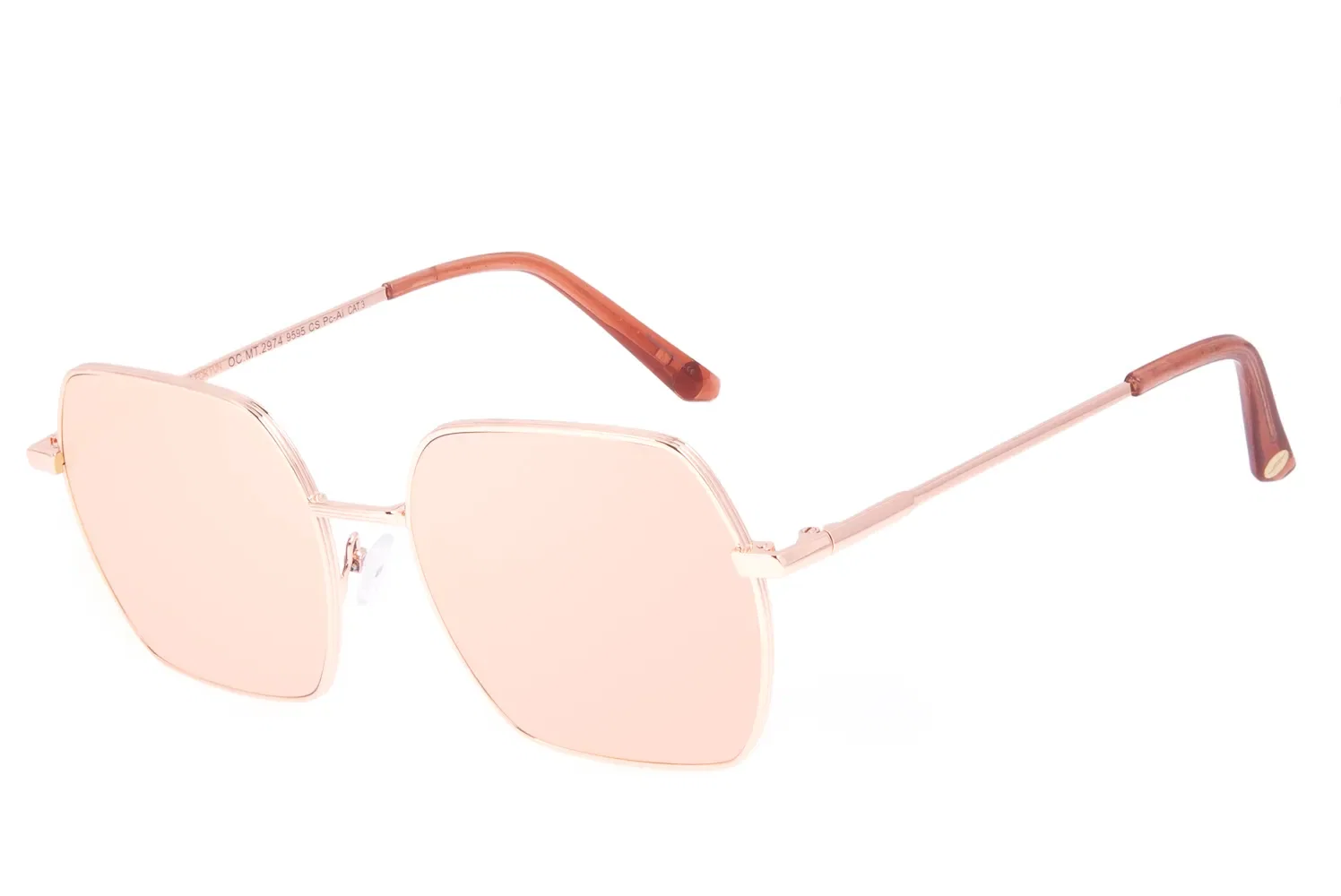 Óculos de Sol Feminino Chilli Beans Banhado a Ouro Rosé — imagem 1