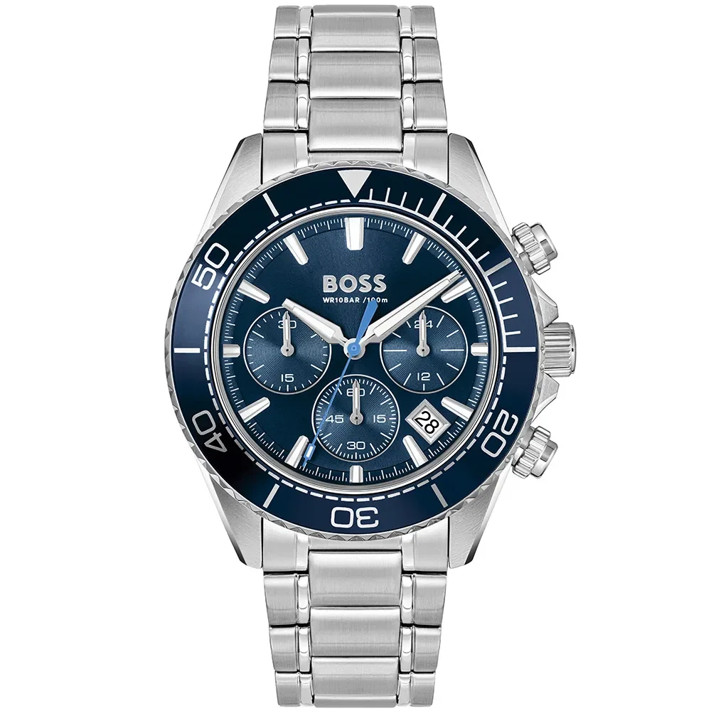 Relógio Boss Sealiner Masculino em Aço Prateado 1514322 — imagem 1