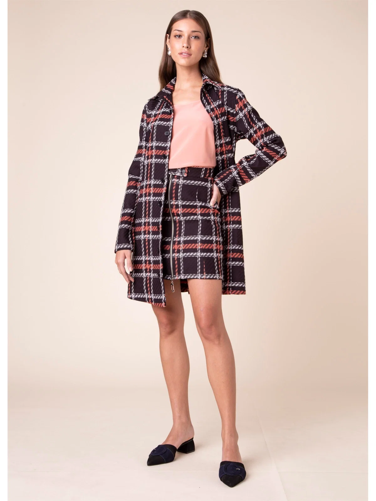 Casaco Tweed Shetland Xadrez — imagem 1