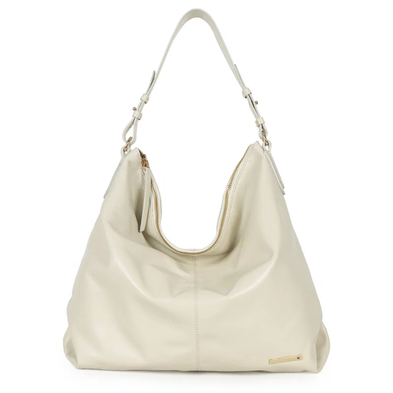 Bolsa Hobo Couro Grande Costura