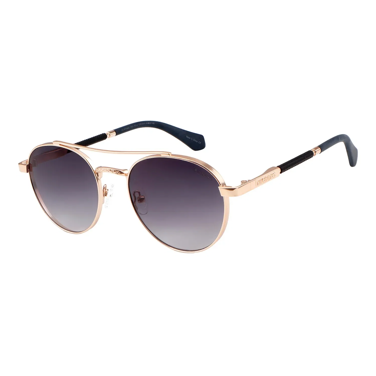Óculos de Sol Feminino Havaianas Redondo Dourado — imagem 1