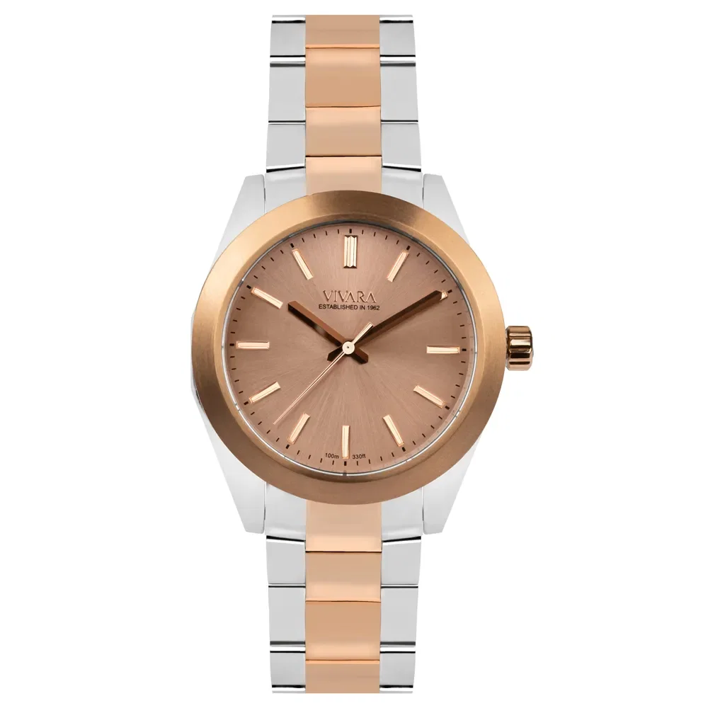 Relógio Vivara Feminino Aço Prateado e Rosé — imagem 1