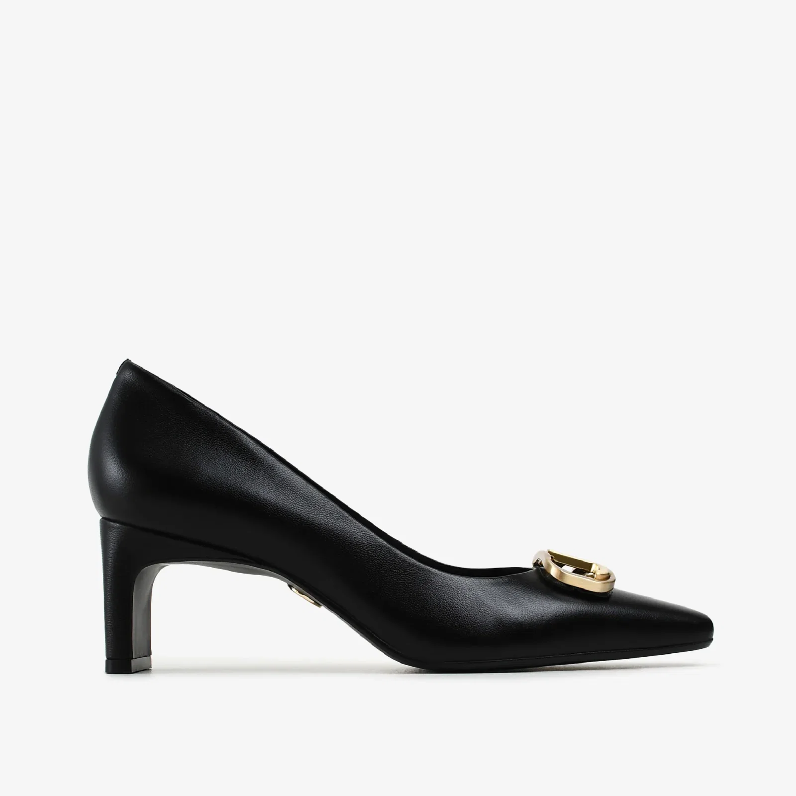 Scarpin Preto Couro