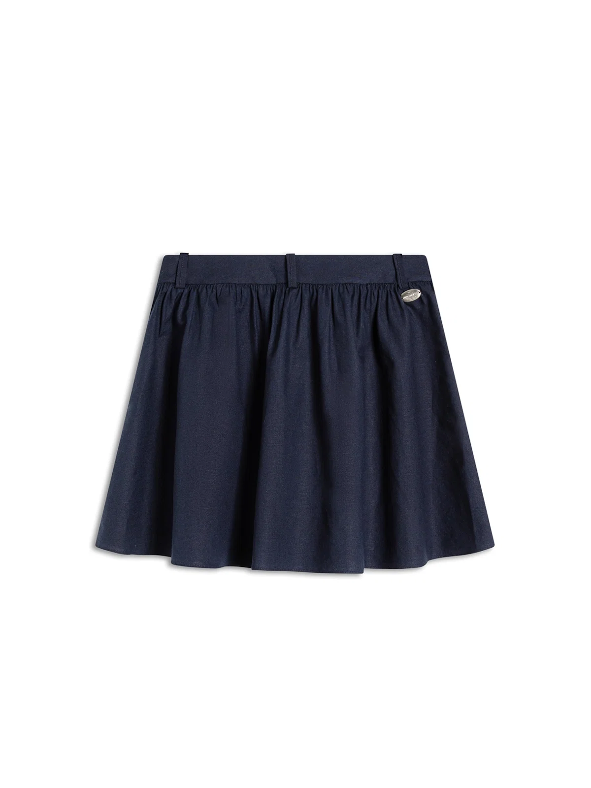 Saia Linen Blend Knee Dark Navy