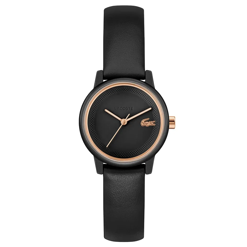 Relógio Lacoste Feminino Couro Preto 2001436