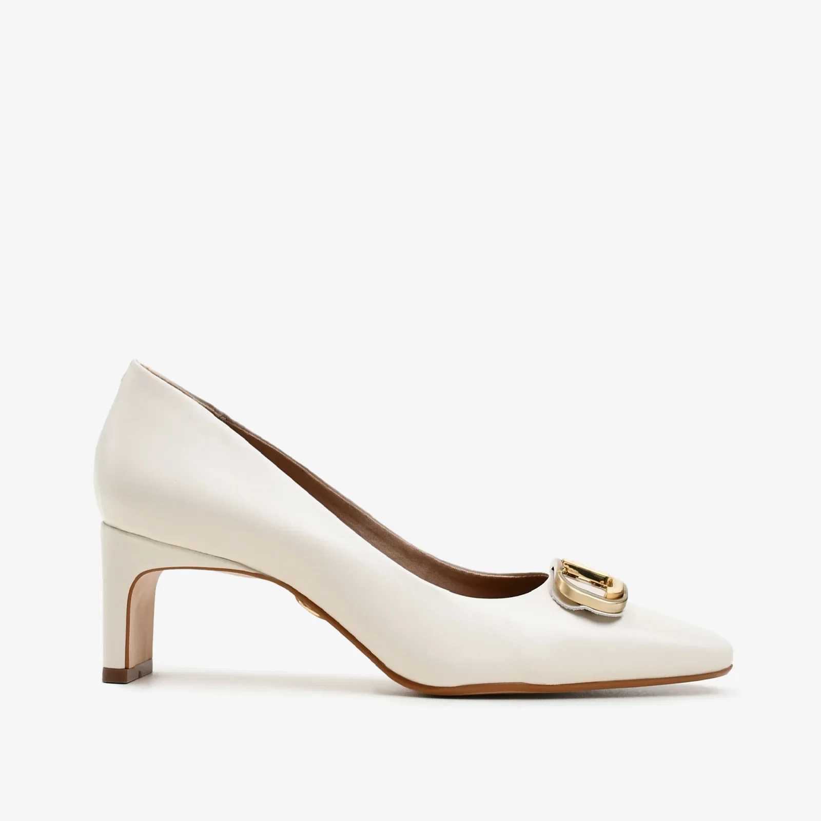 Scarpin Off White Cordilheira Couro