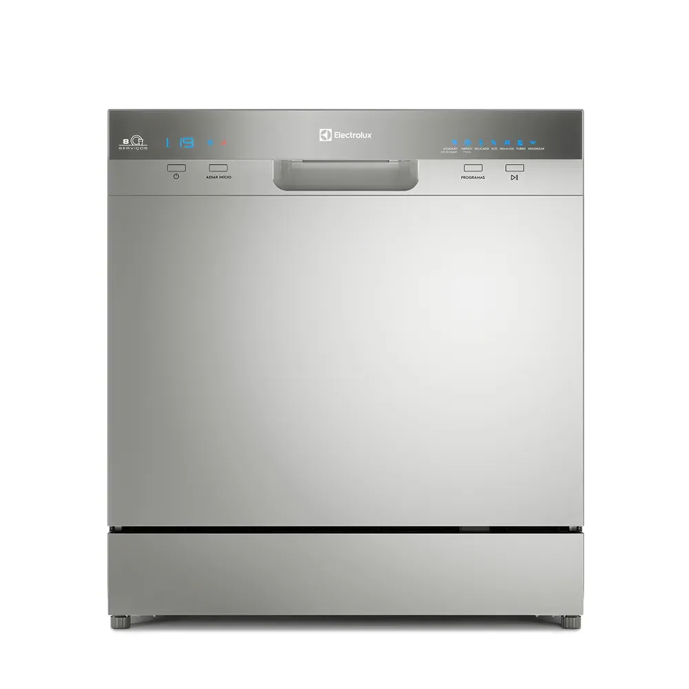 Lava-Louças Electrolux 8 Serviços Inox com Função Higienizar (LL08S) — imagem 1