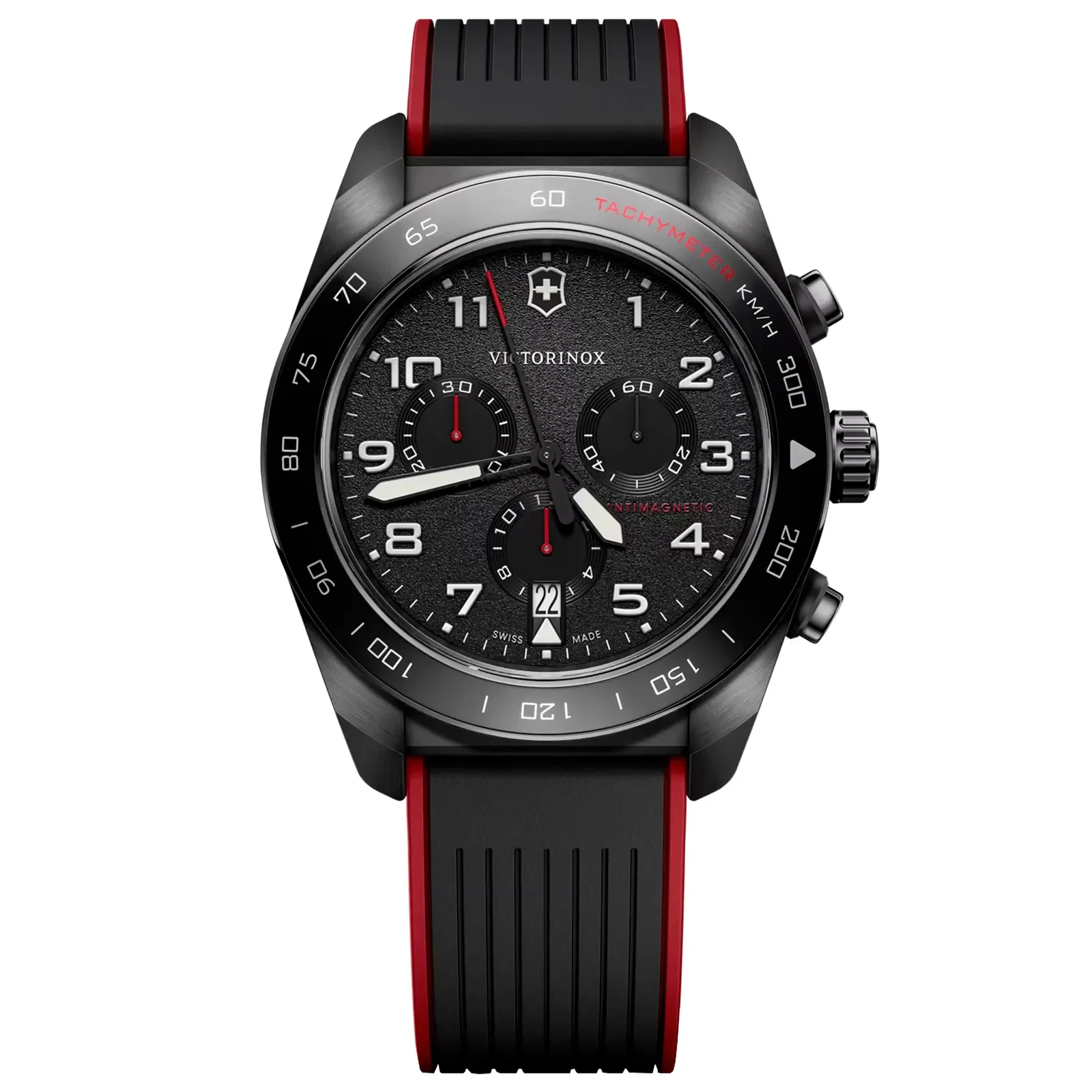 Relógio Victorinox Swiss Army Masculino Borracha Preta 242051
