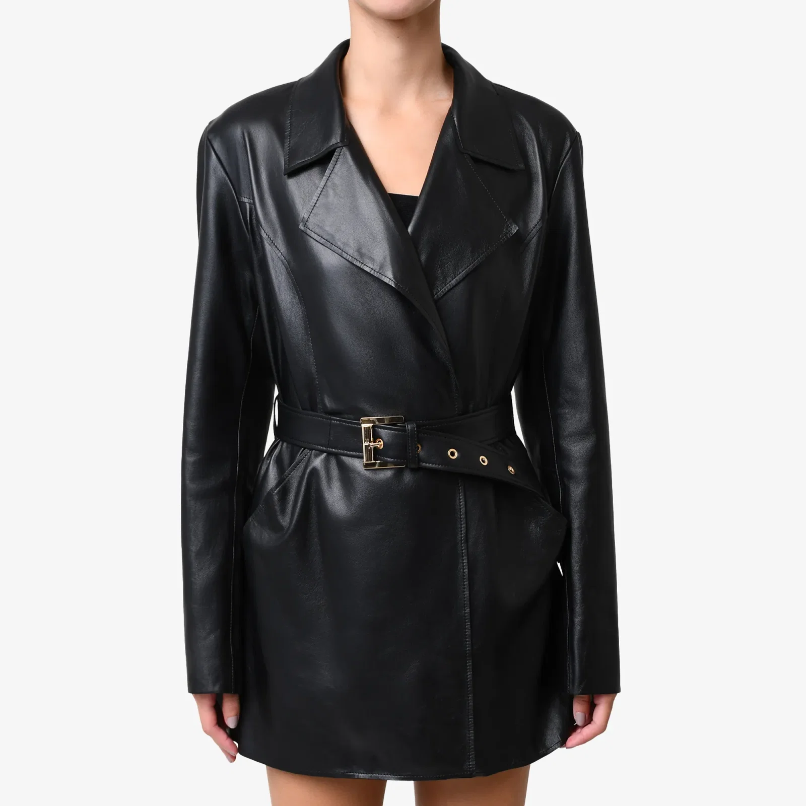 Casaco Trench Coat Preto