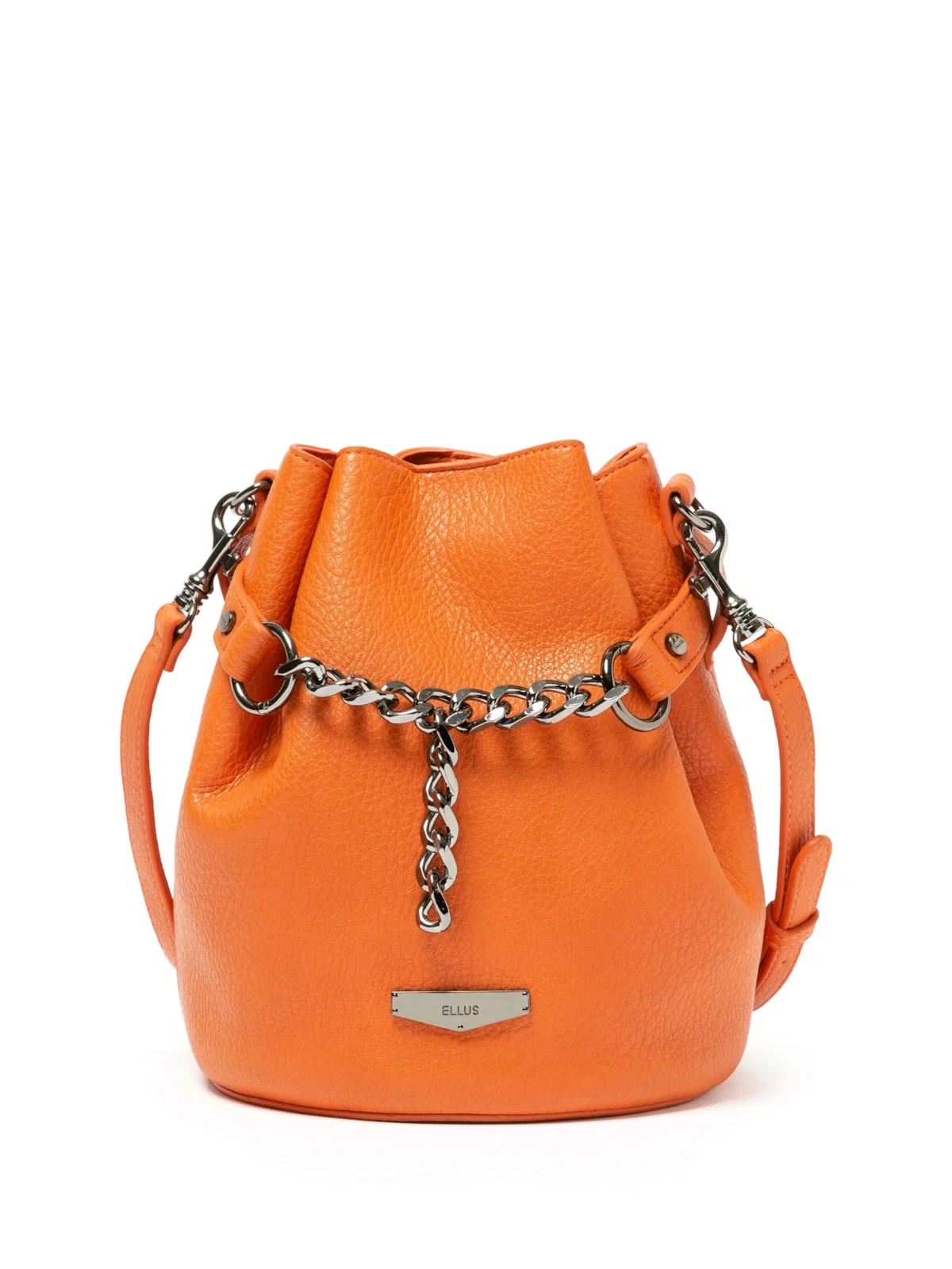 Bolsa Bucket Bag Soft Floater Ellus Laranja