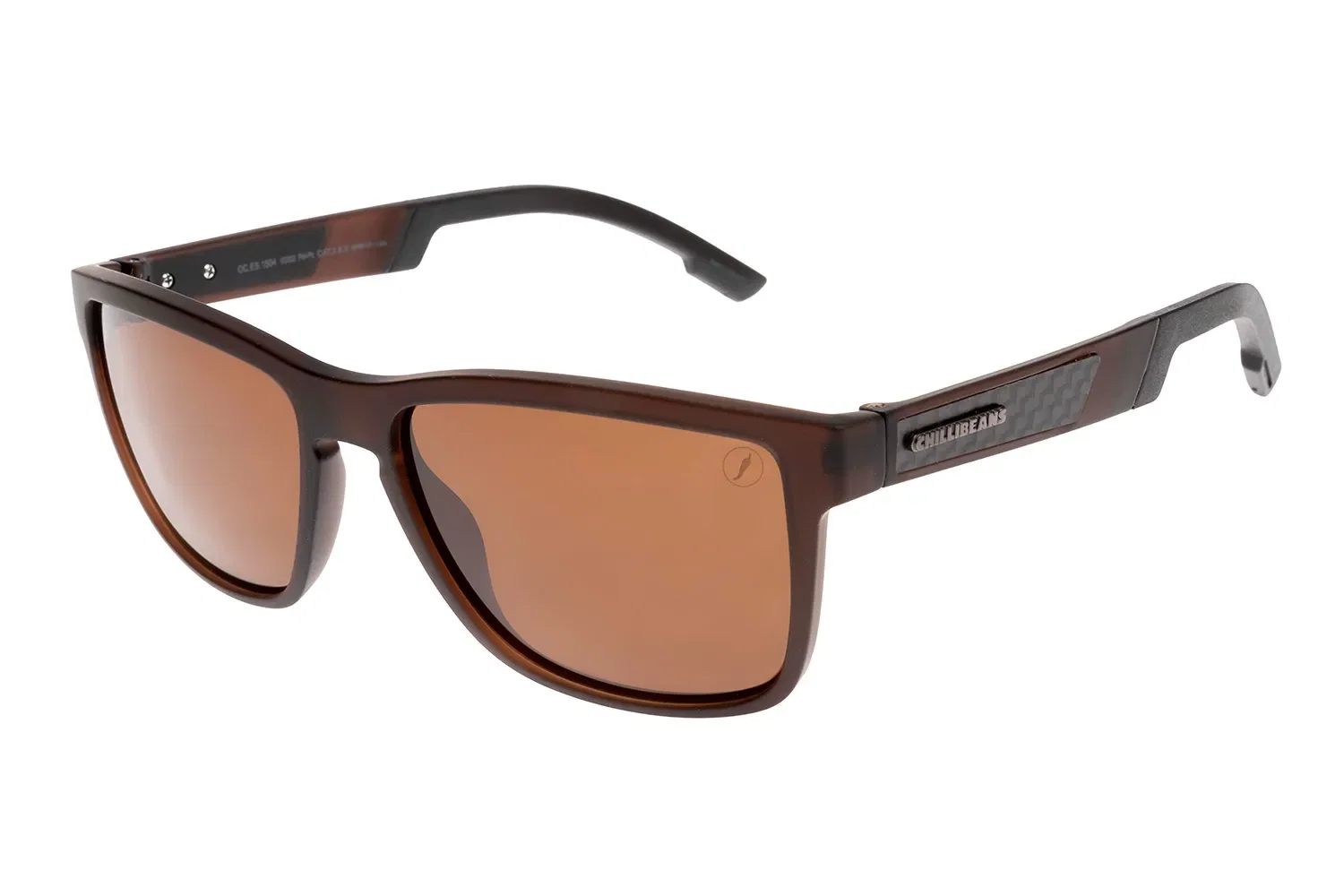 Óculos de Sol Masculino Chilli Beans New sport Polarizado Marrom