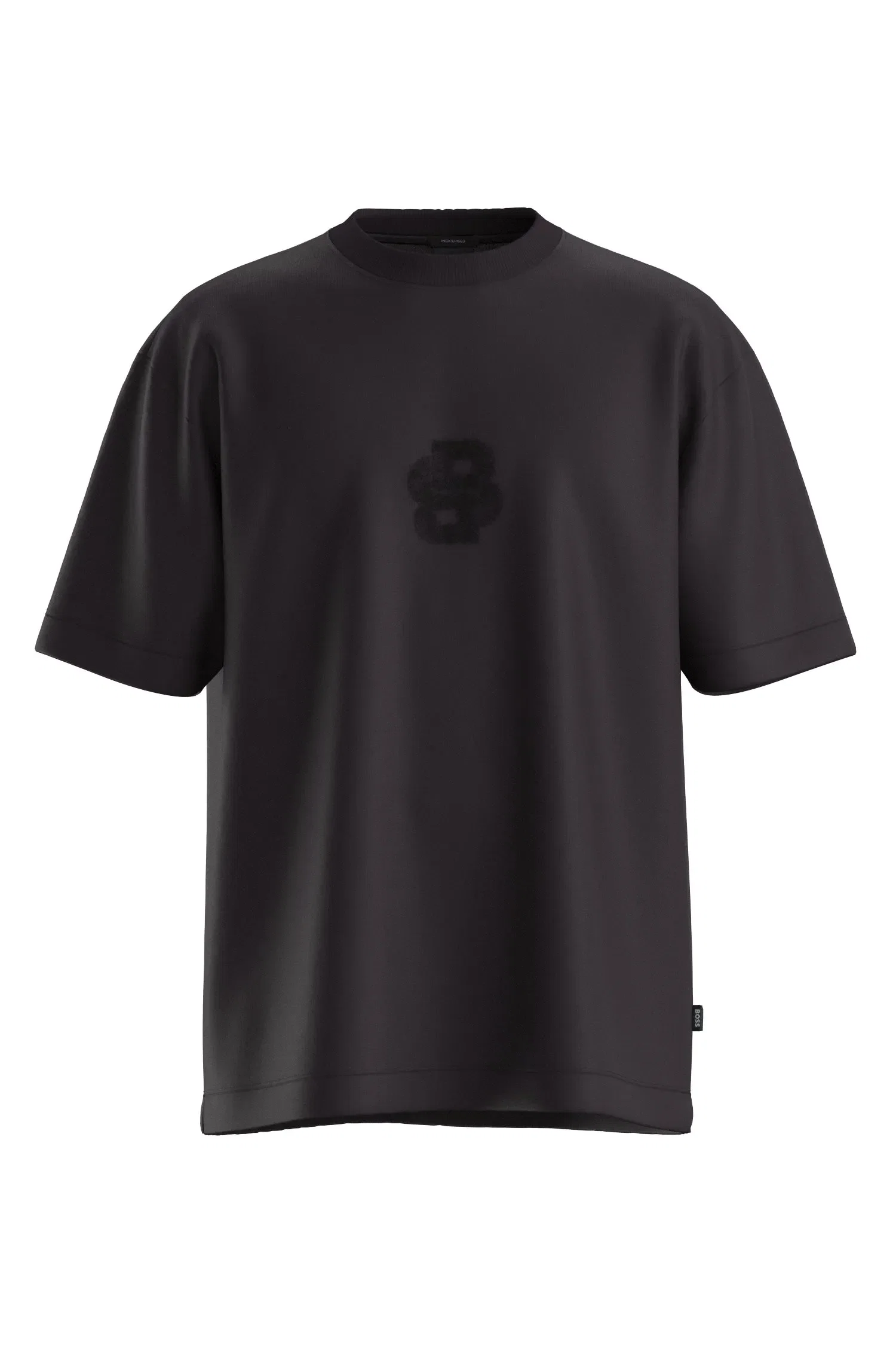Camiseta De Algodão Com Monograma Double B