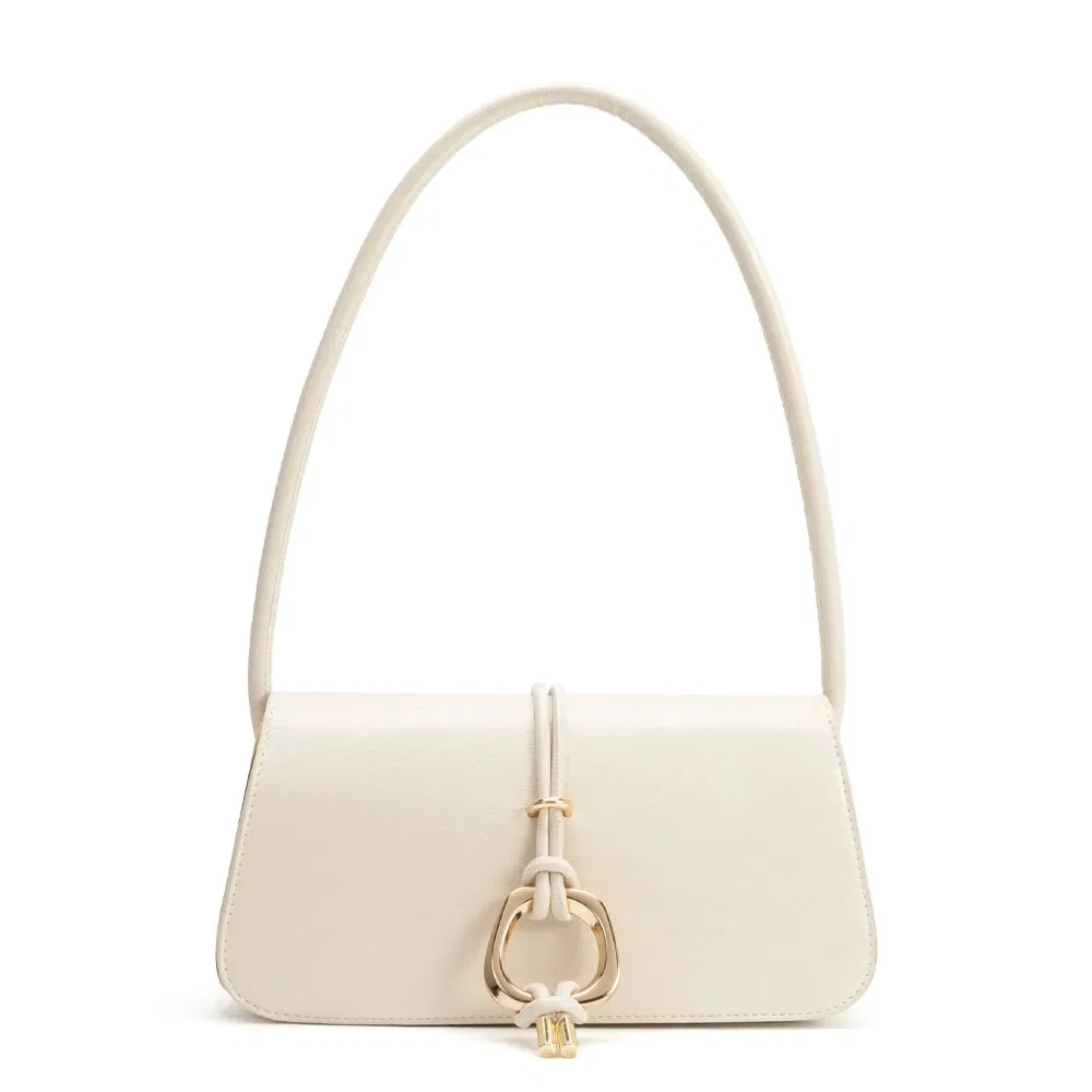 Bolsa Baguete Enfeite Off White