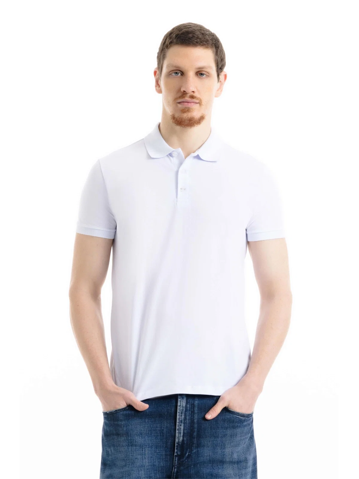 Polo Easa Piquet Branco