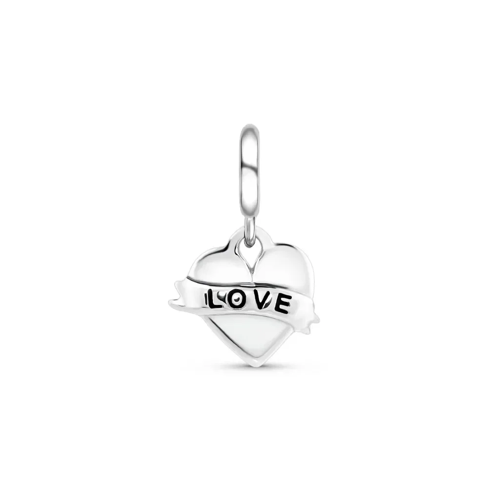 Pingente Life Love Coração em Prata 925 — imagem 1