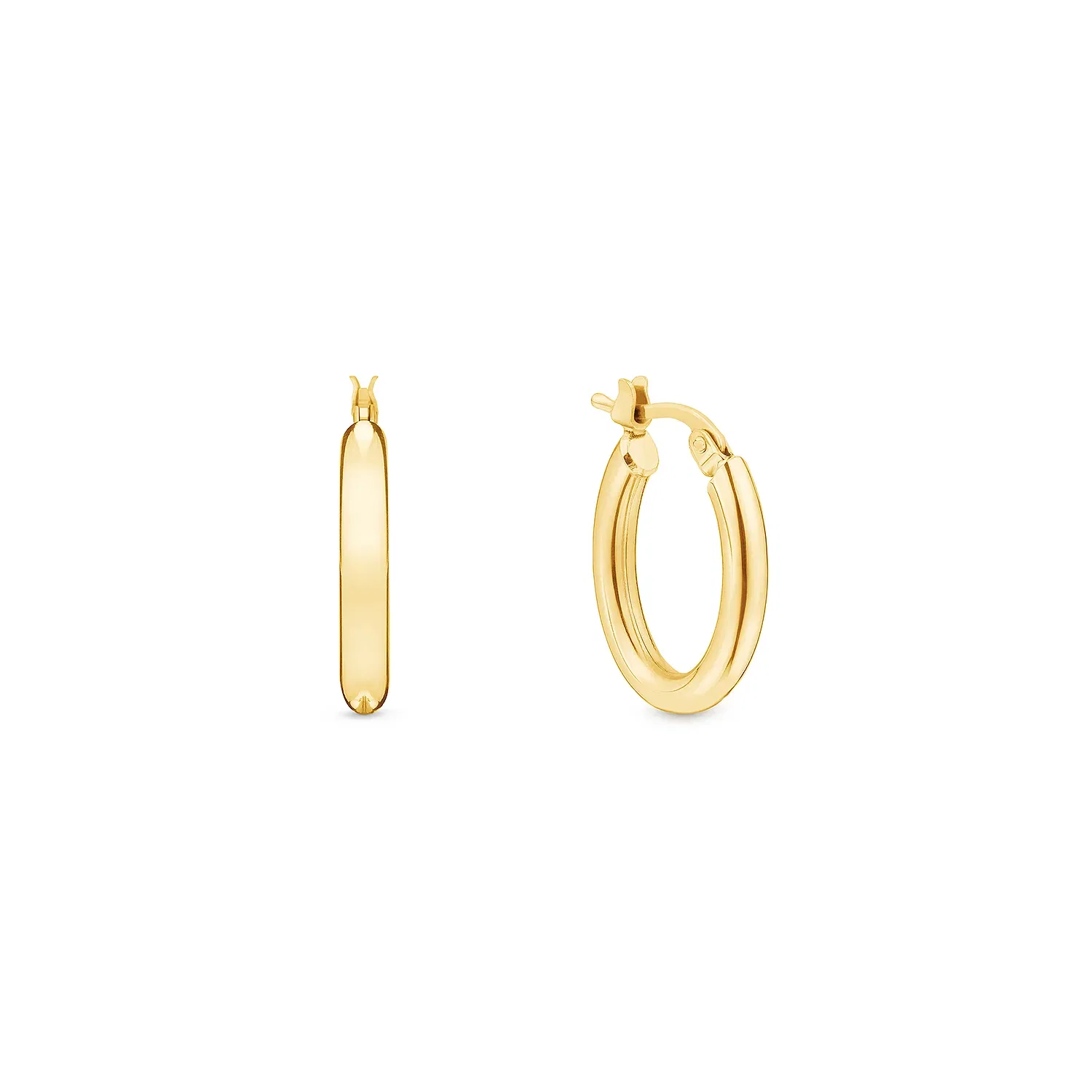 Argola em Ouro Amarelo 18k, 16mm — imagem 1