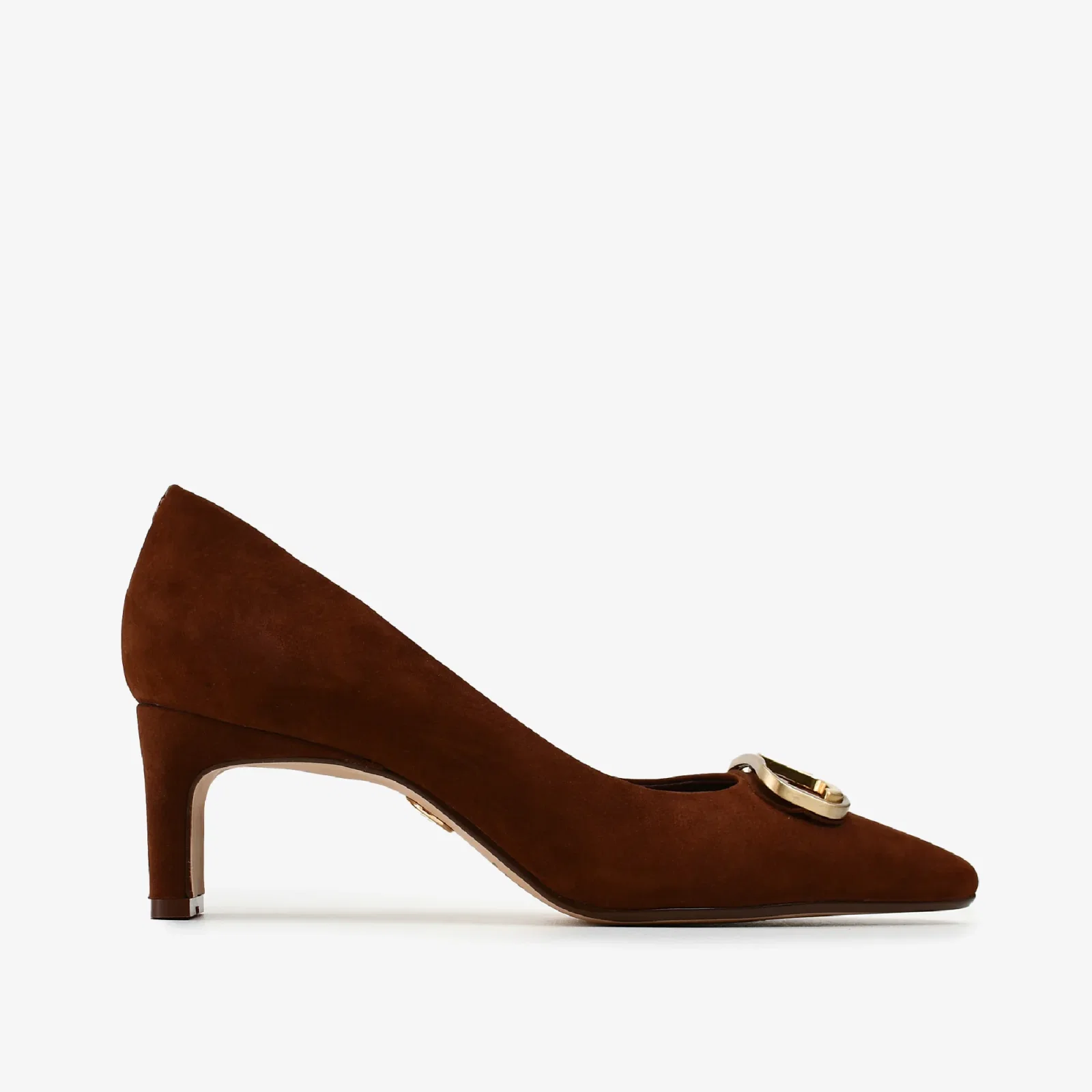 Scarpin Marrom Tabaco Couro