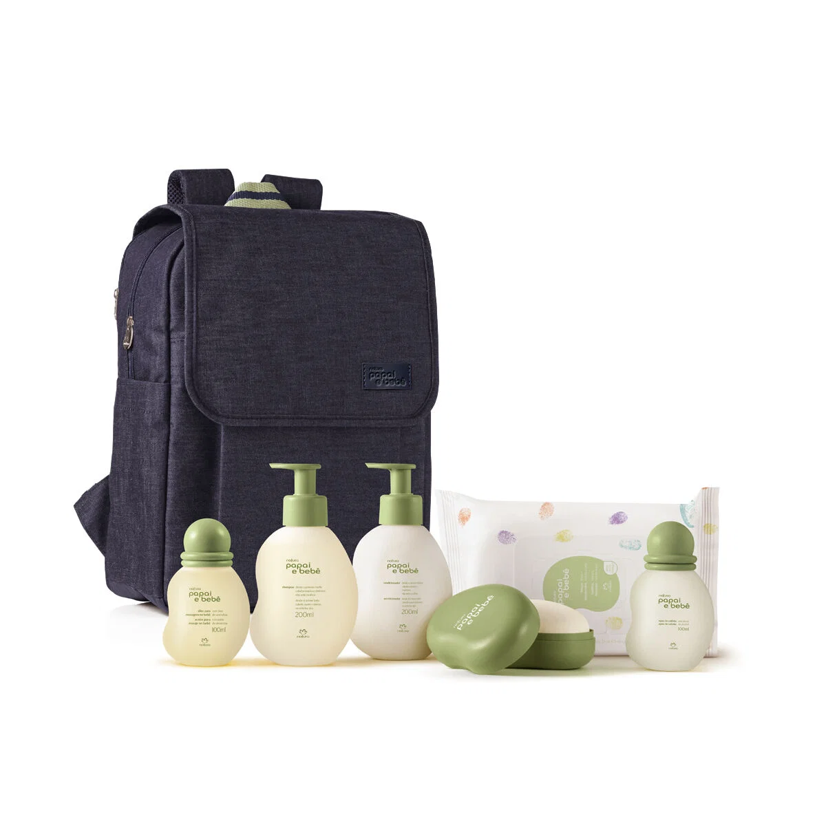 Conjunto Papai e Bebe com mochila e trocador (7 produtos) — imagem 1