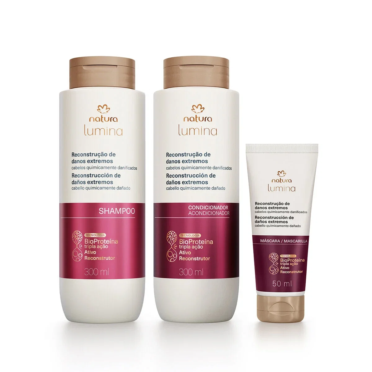 Kit Lumina Reconstrução de Danos Extremos (3 produtos)