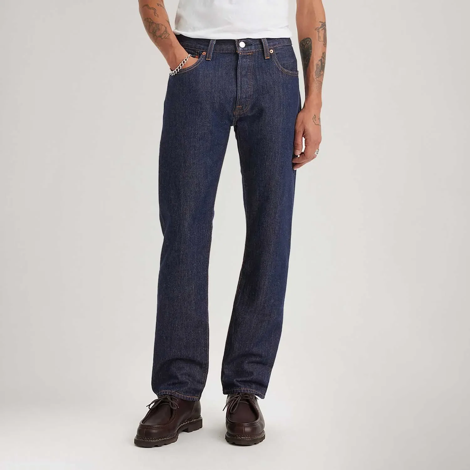 Calça Jeans Levi's® 501® Original Lavagem Escura — imagem 1